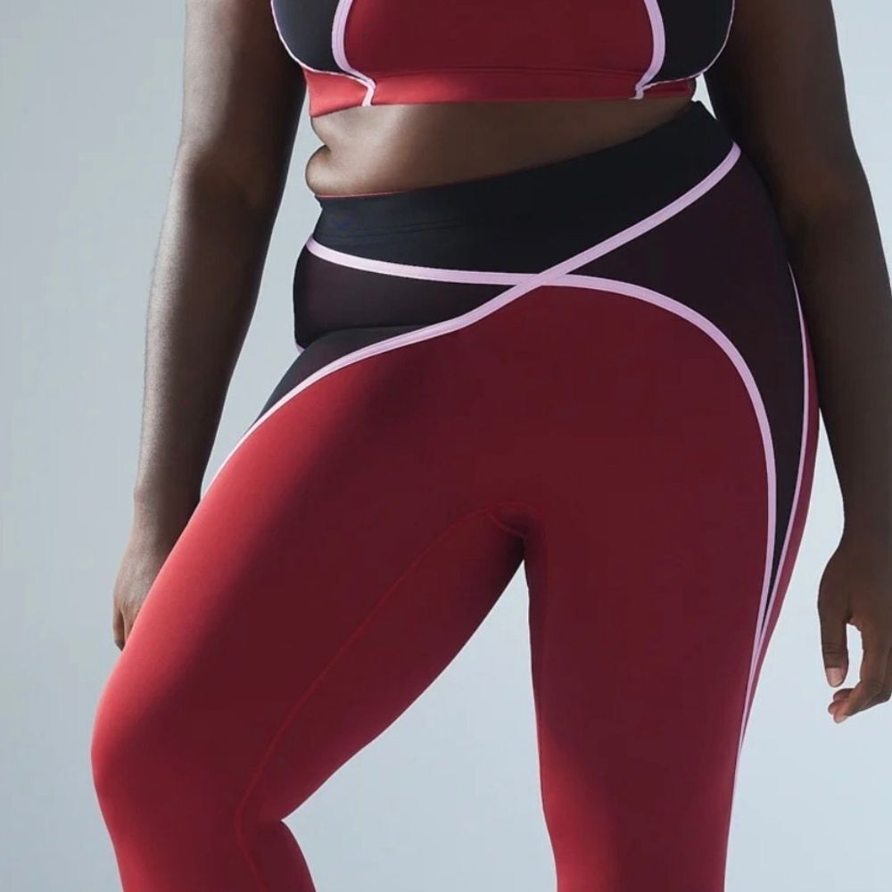 Savage X Fenty Maroon Leggings